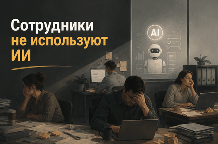 Сотрудники не используют ИИ в работе: 4 причины и конкретный план исправления