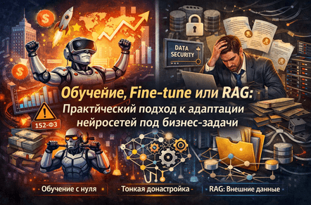 Обучение, Fine-tune или RAG: Практический подход к адаптации нейросетей под бизнес-задачи