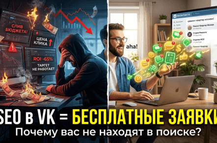 SEO внутри ВКонтакте: как получать бесплатные заявки с поиска