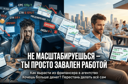 Масштабирование дохода в SMM: путь от фриланса к агентству