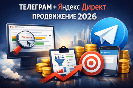 Реклама Телеграм-канала через Яндекс Директ. 7 рабочих связок и 5 ошибок, которые сжигают бюджет