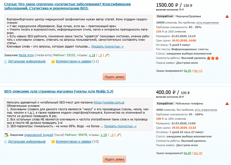 Биржи фриланса – зло. Или нет? Личный опыт коммерческого автора