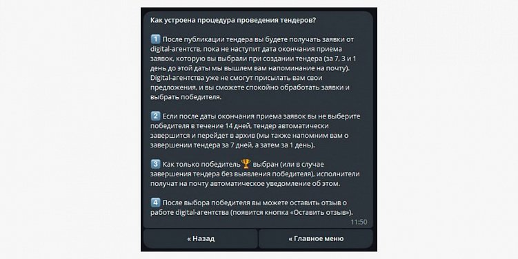 Workspace Robot: что умеет наш чат-бот в Telegram