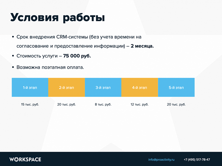 Оформление crm образец