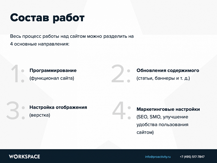 Коммерческое предложение на поддержку сайта – готовый образец КП на техническую поддержку и развитие сайта