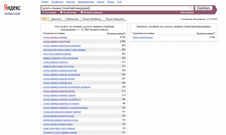 Как пользоваться Яндекс.Вордстатом: инструкция для начинающих