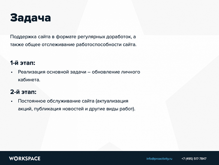 Коммерческое предложение на поддержку сайта – готовый образец КП на техническую поддержку и развитие сайта