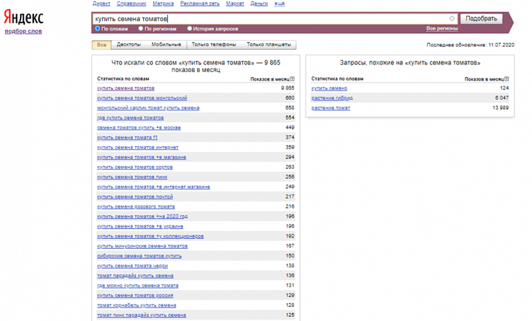 Как пользоваться Яндекс.Вордстатом: инструкция для начинающих