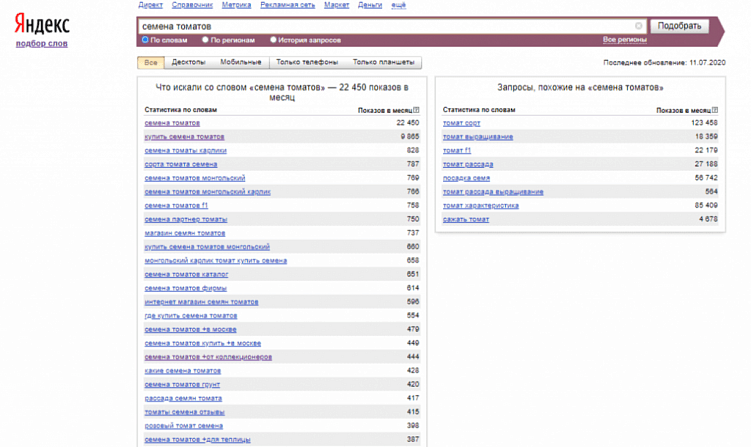 Как пользоваться Яндекс.Вордстатом: инструкция для начинающих